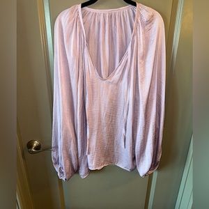 Silk lavender top